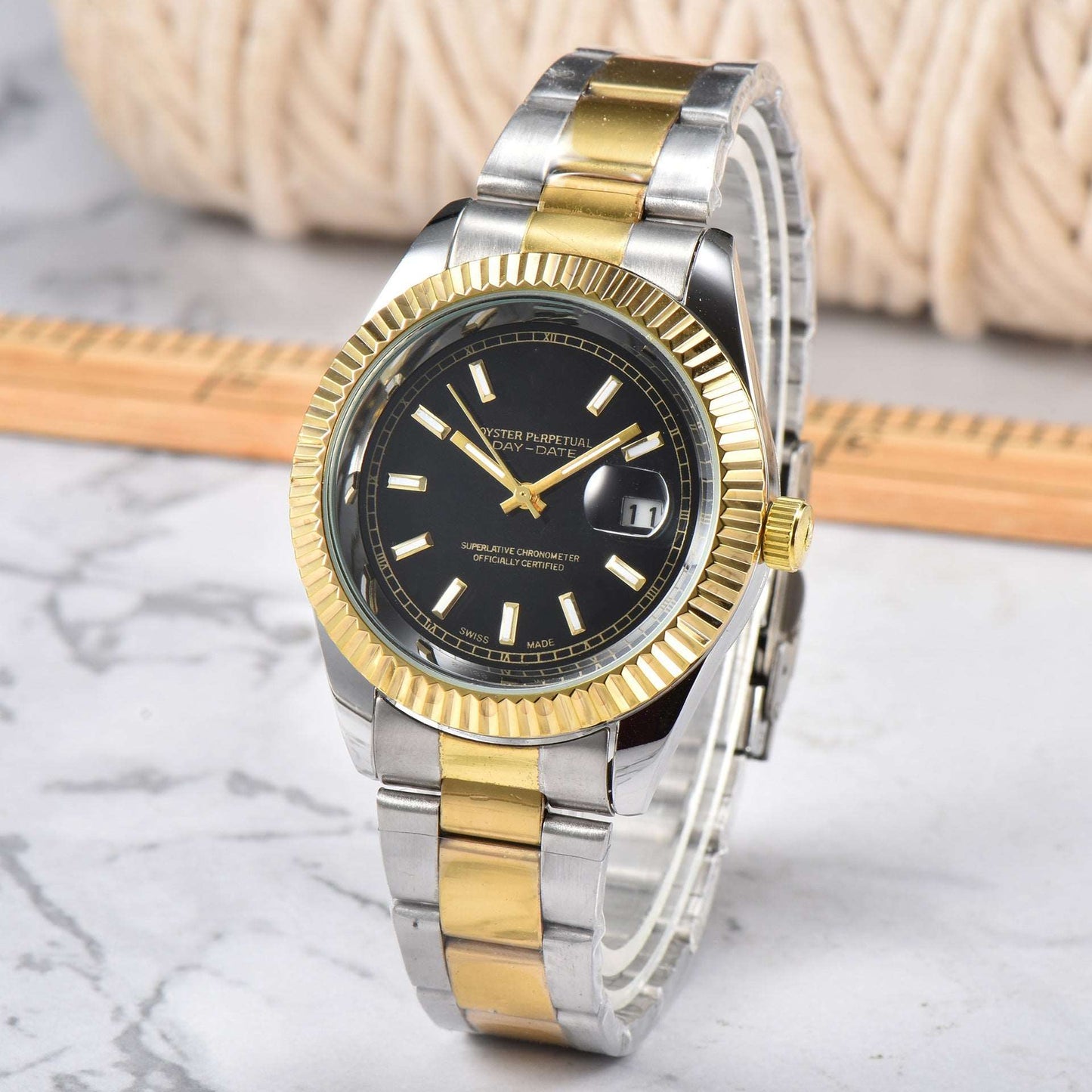 the best alternative watch available at Luxe Glow online store, the best affordable watch under 150$. a perfect first watch