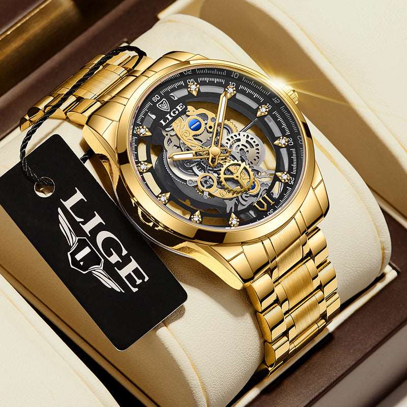 LIGE - SUPREME the best alternative watch available at Luxe Glow online store, the best affordable watch under 150$. a perfect first watch