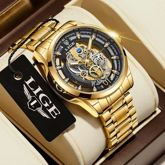 LIGE - SUPREME the best alternative watch available at Luxe Glow online store, the best affordable watch under 150$. a perfect first watch