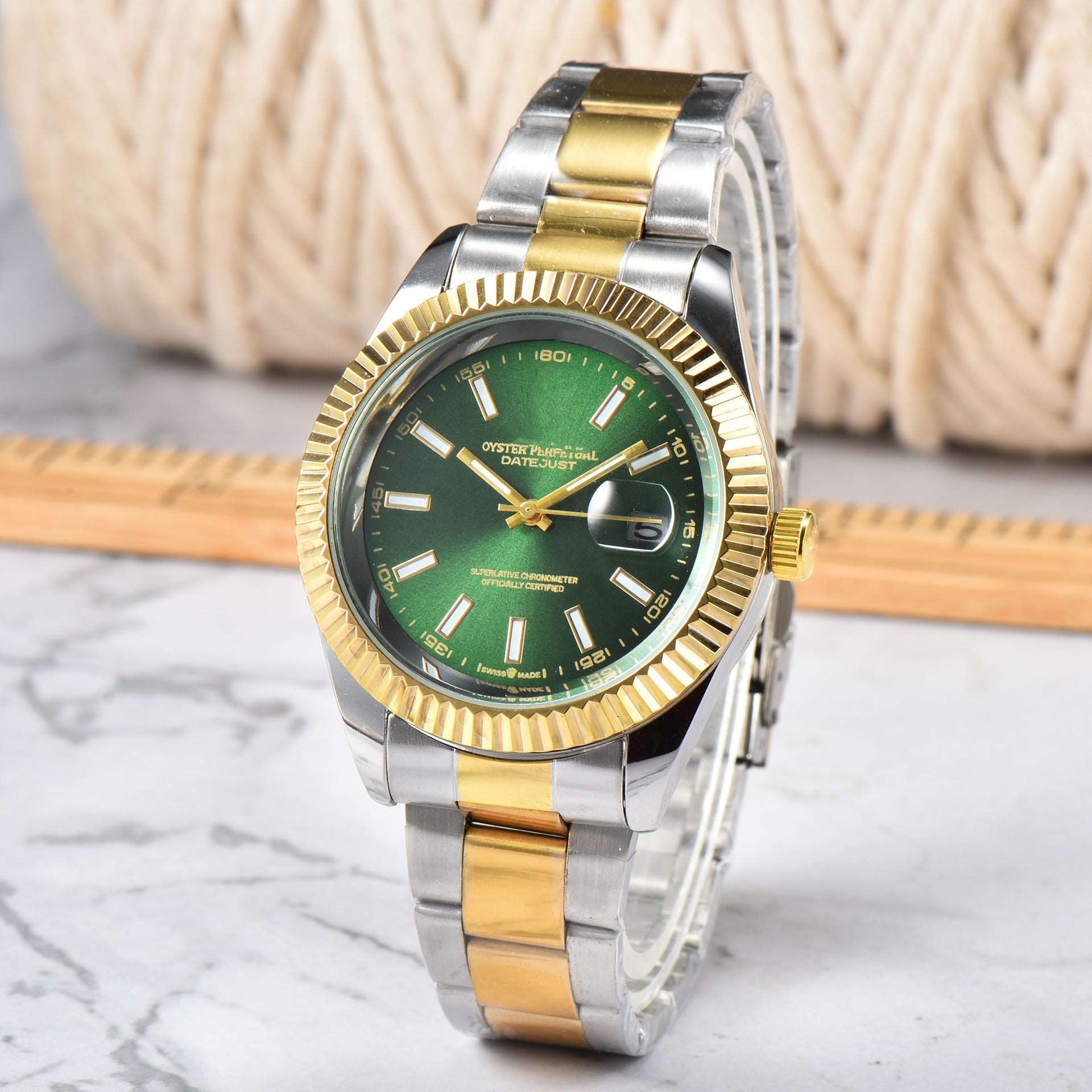 the best alternative watch available at Luxe Glow online store, the best affordable watch under 150$. a perfect first watch