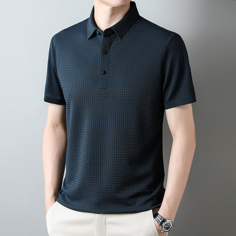 Summer Men's Short-sleeved Youth Casual Polo